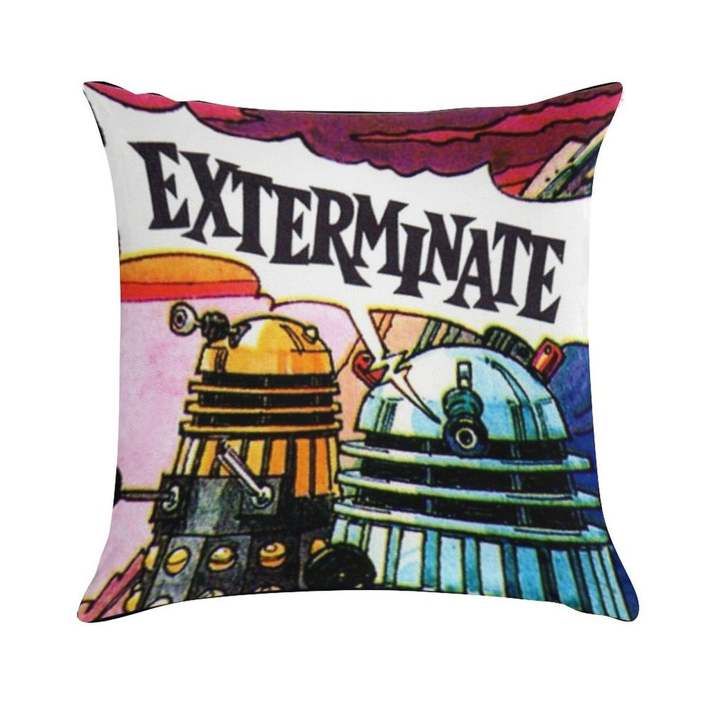 EXTERMINATE! Soft Bedroom Essential Throw Pillow