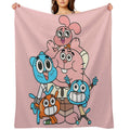 The Amazing World of Gumball Sustainable Throw Blanket