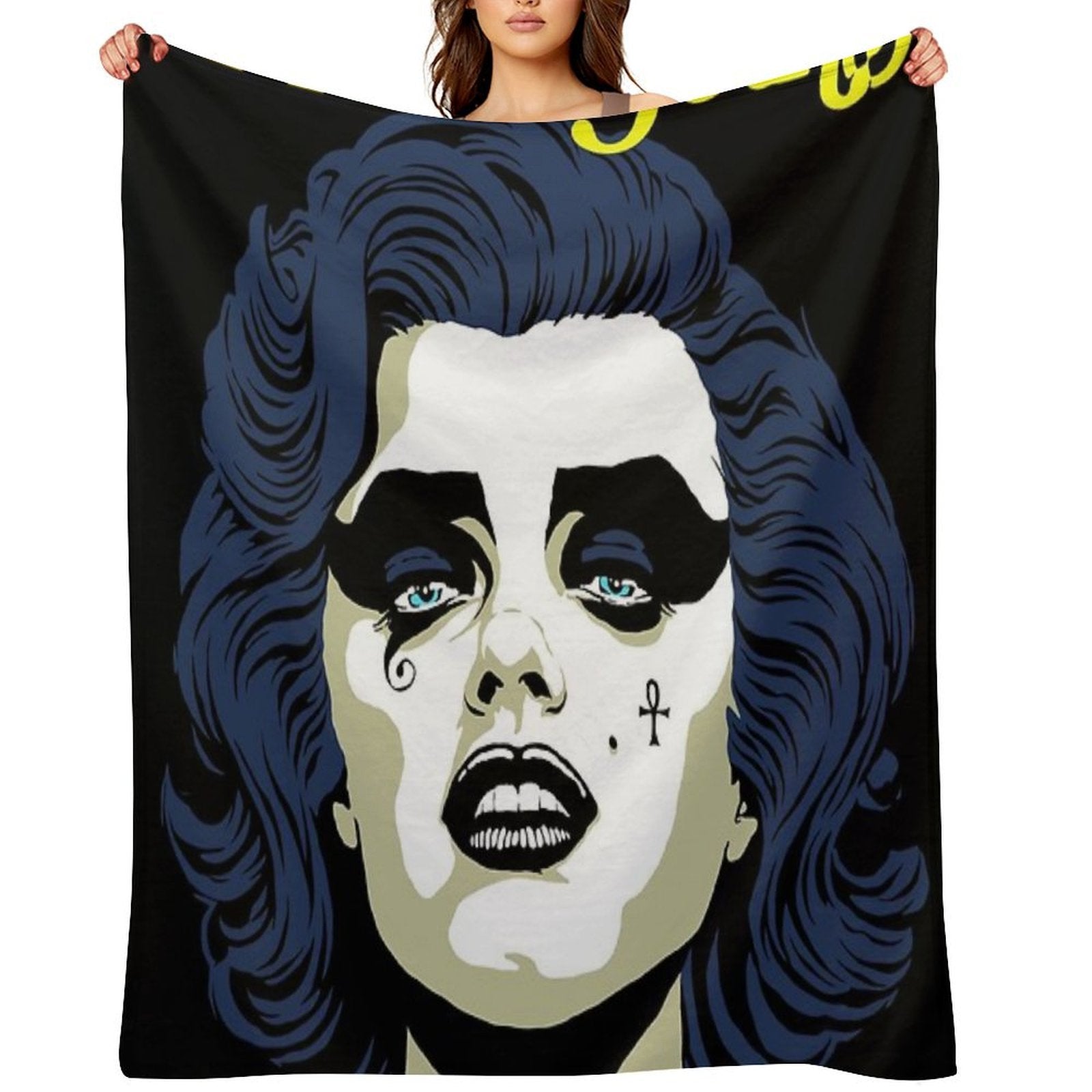 Gentlemen Prefer Goths Premium Throw Blanket