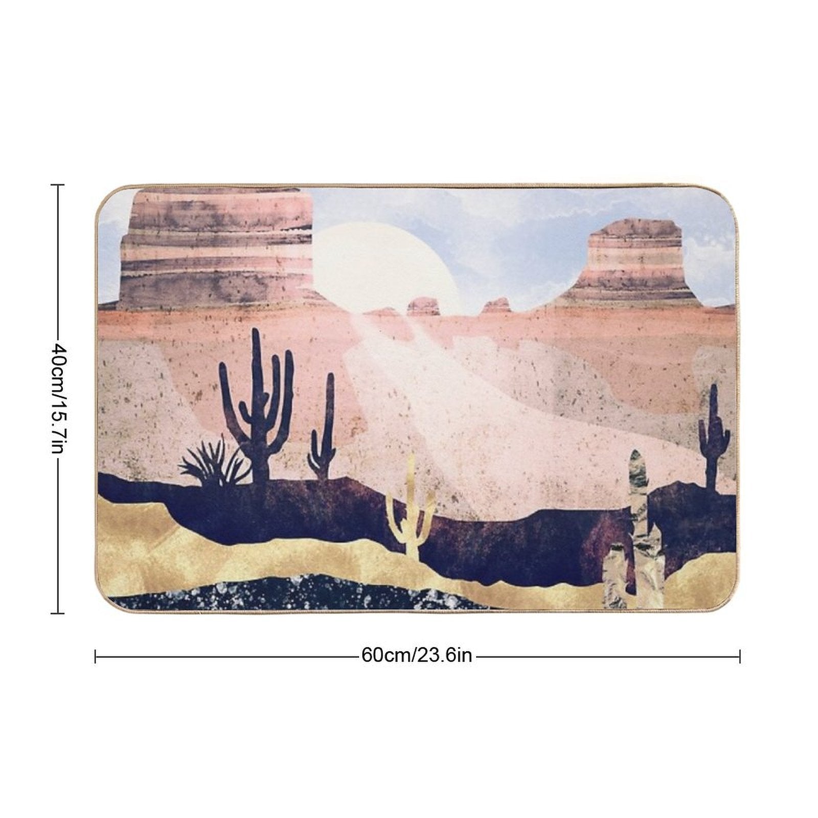 Autumn Desert  Rapid-Drying Bath Mat