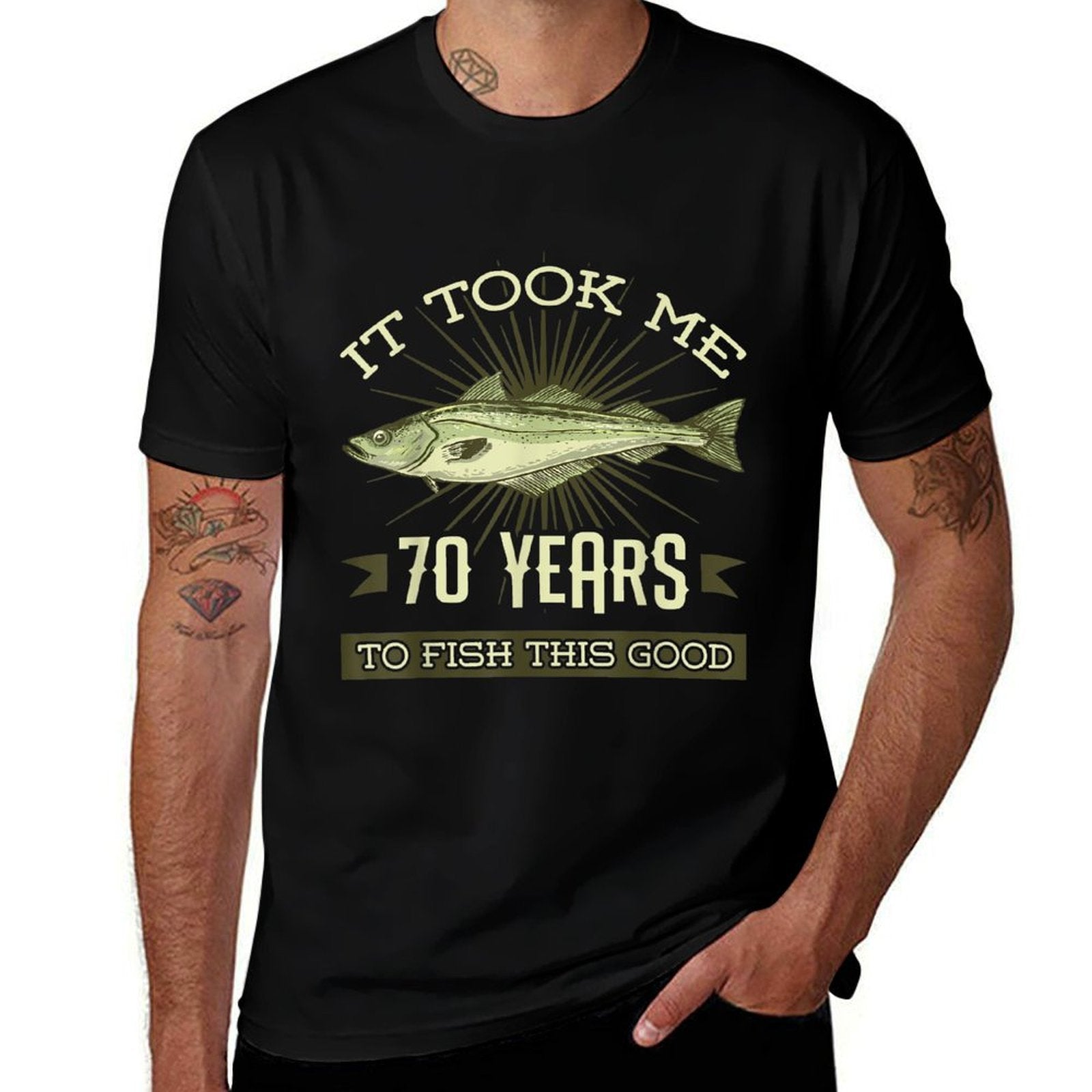 It Took Me 70 Years To Fish This Good Birthday Party 70th  Durable T-Shirt