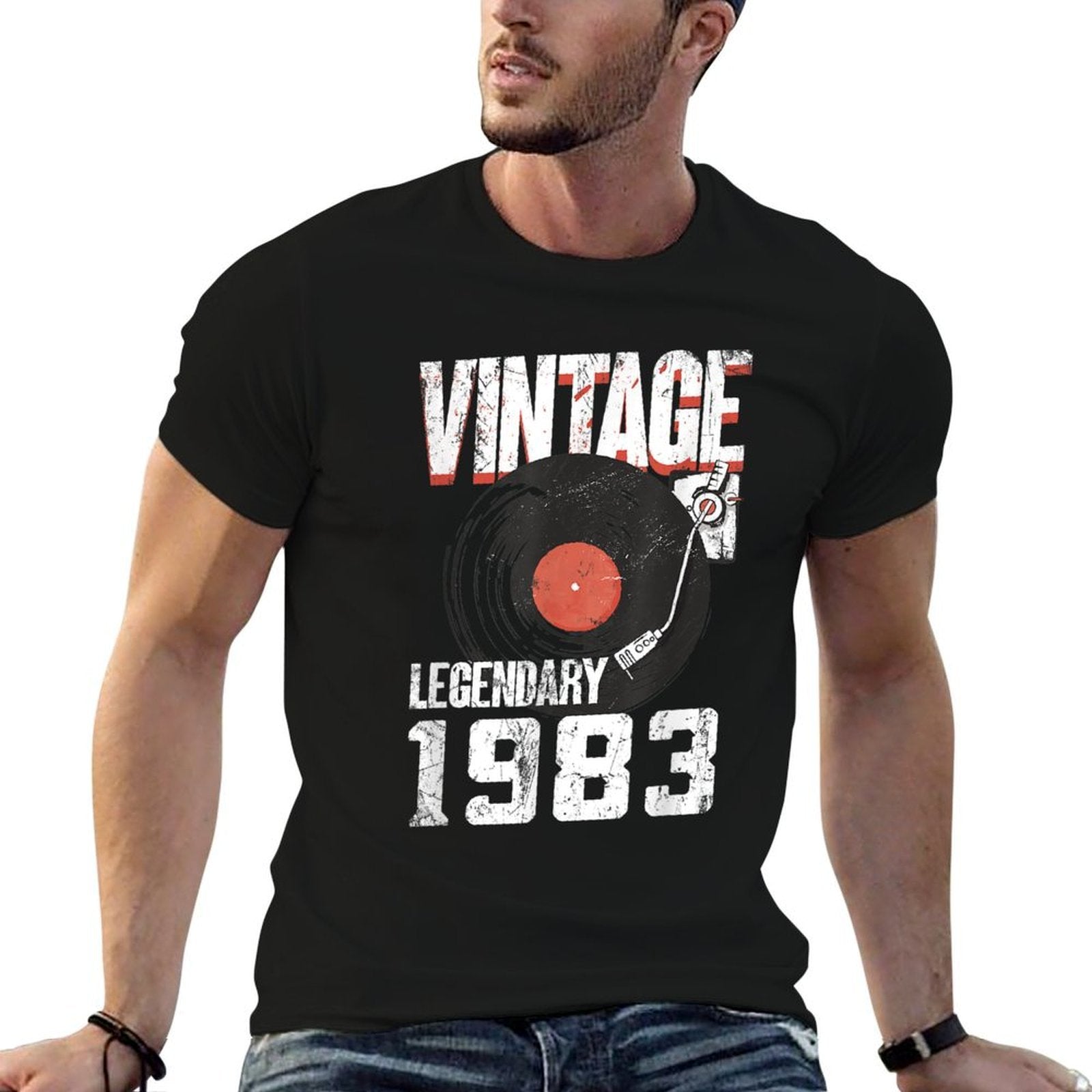 Vintage Legendary 1983 - 40 Years Old 40th Birthday  Odor-resistant T-Shirt