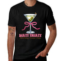 Dirty Martini Birthday Dirty Thirty Birthday Social Club Bow  Fade-proof Color T-Shirt