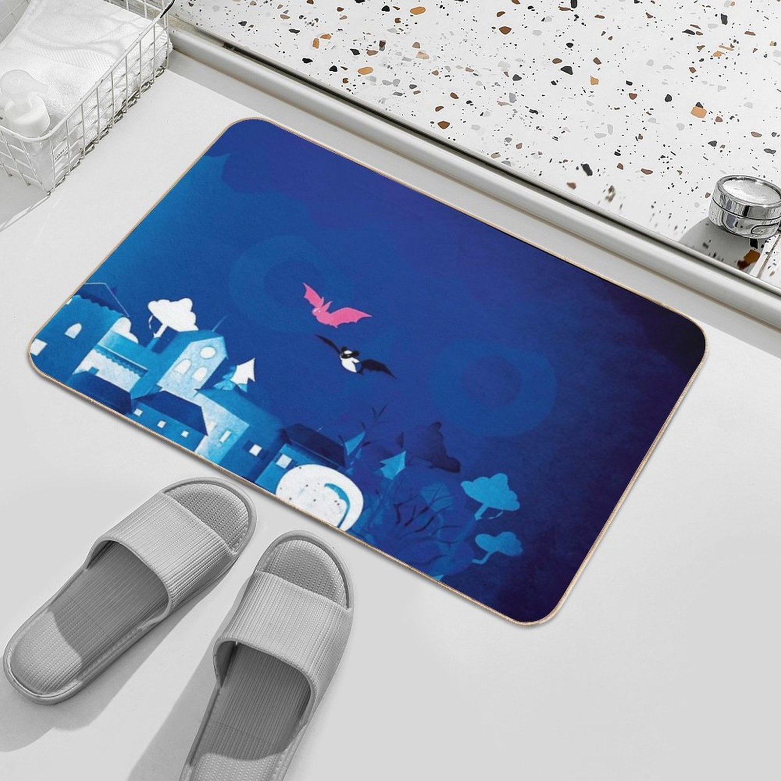 In The Night  Dirt-Trapping Bath Mat