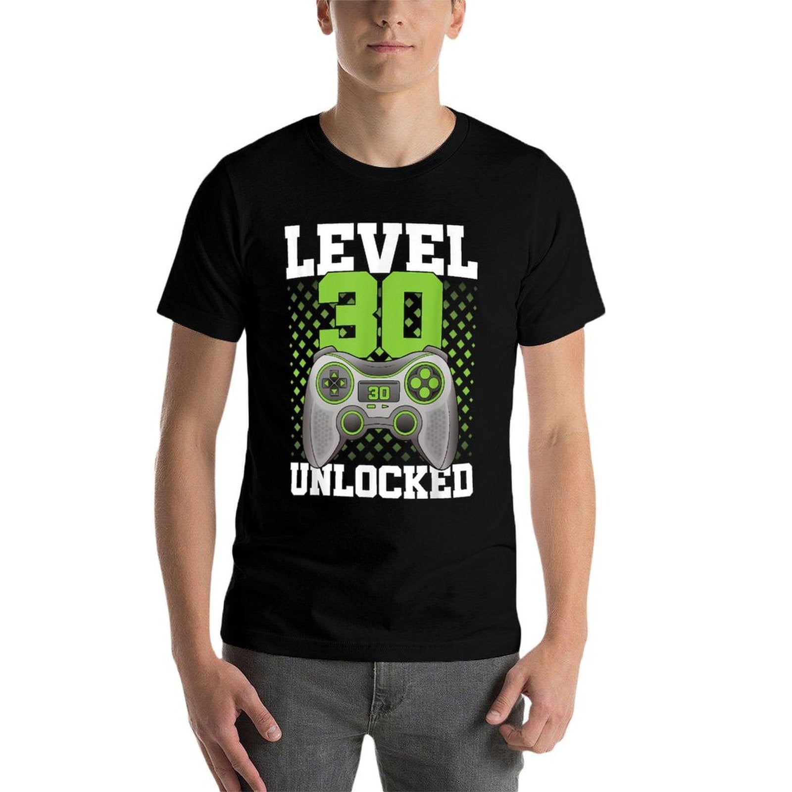 Level 30 Unlocked Gaming 30 Years Old Gamer 30th Birthday  Vintage-inspired T-Shirt