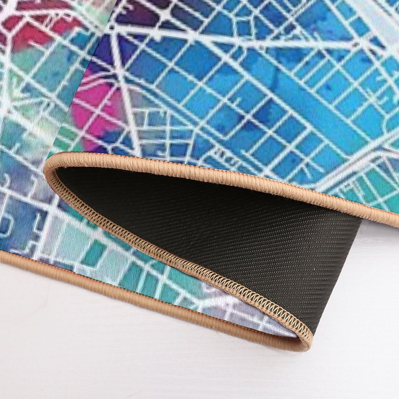 Berlin Map  Eco-Friendly Bath Mat