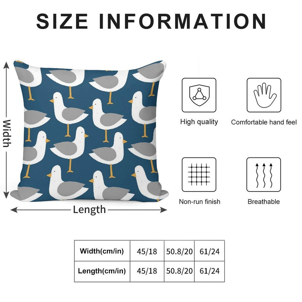 Seagull 4.0 Soft Warmth Comfort Throw Pillow