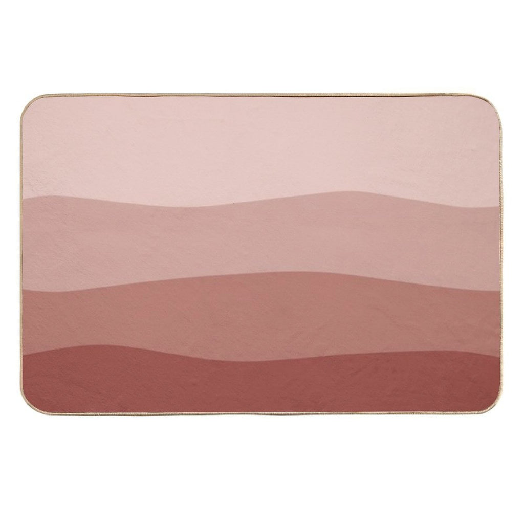 Sangria Color Waves  High-Traffic Bath Mat