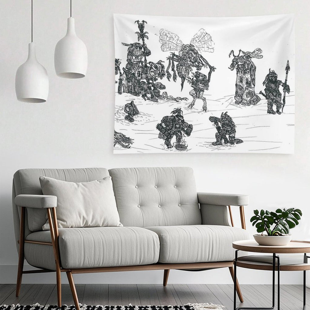 The Bug Lord Tapestry