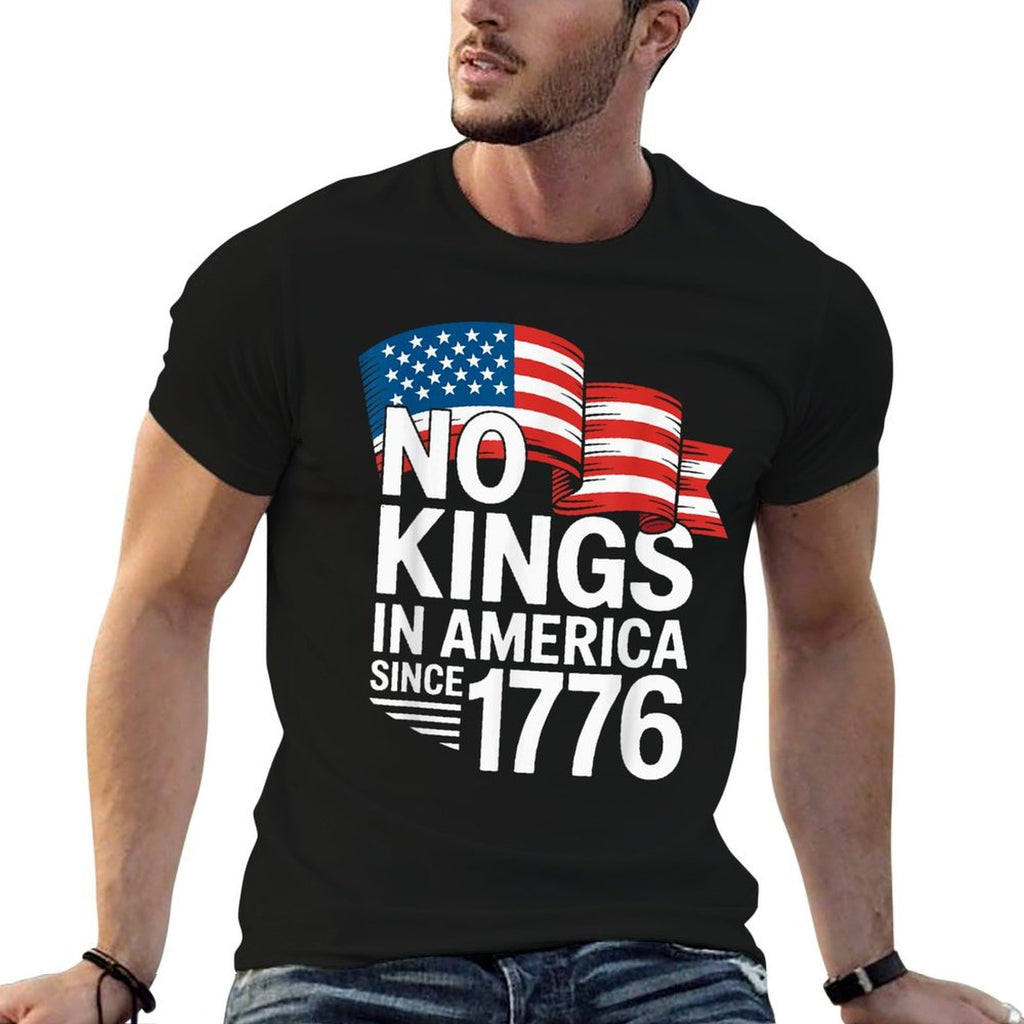 No Kings In America Since 1776 Pro Democracy Protest Sign  Classic T-Shirt