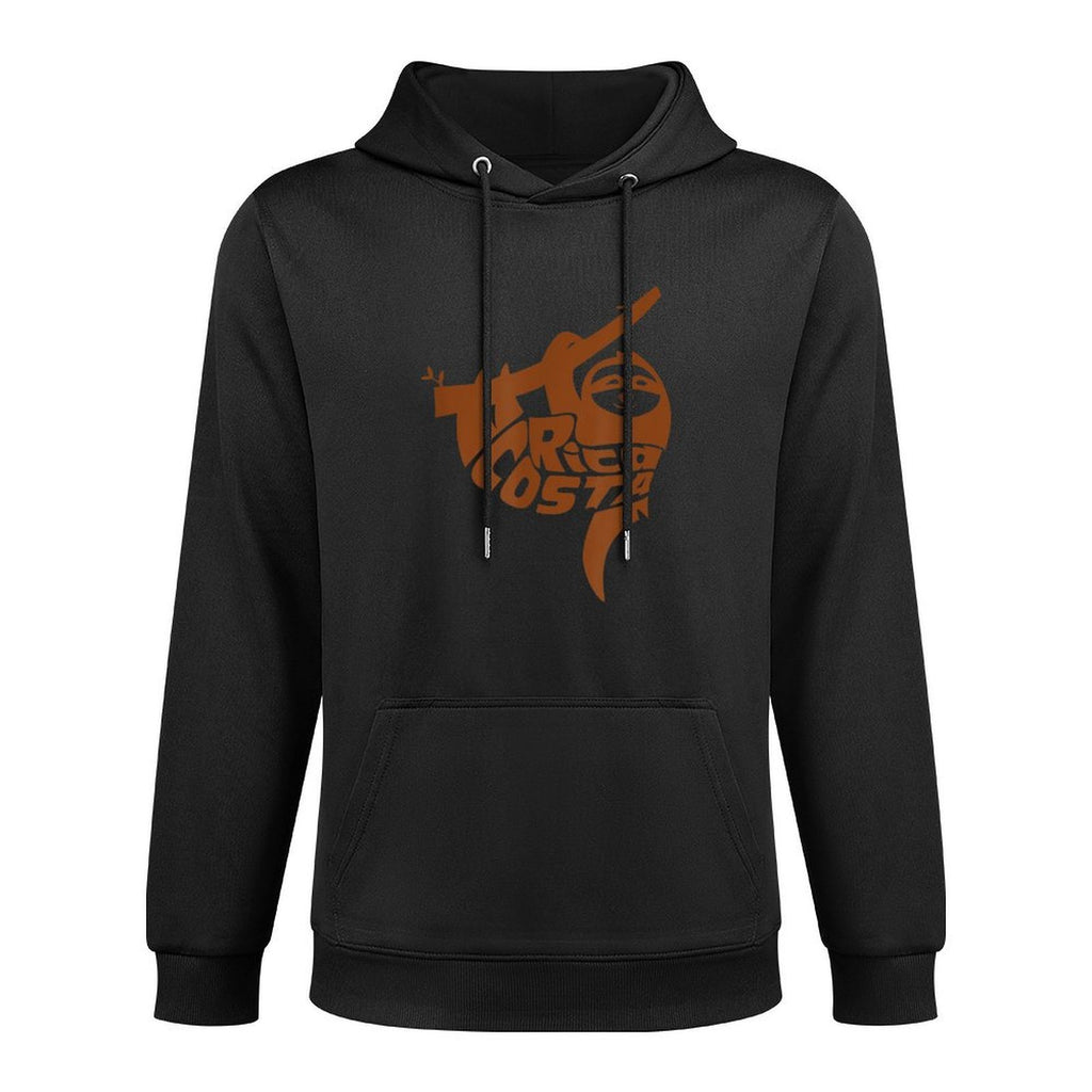 Costa Rica Sloth Word Art - Funny Animal Durable Construction Hoodie