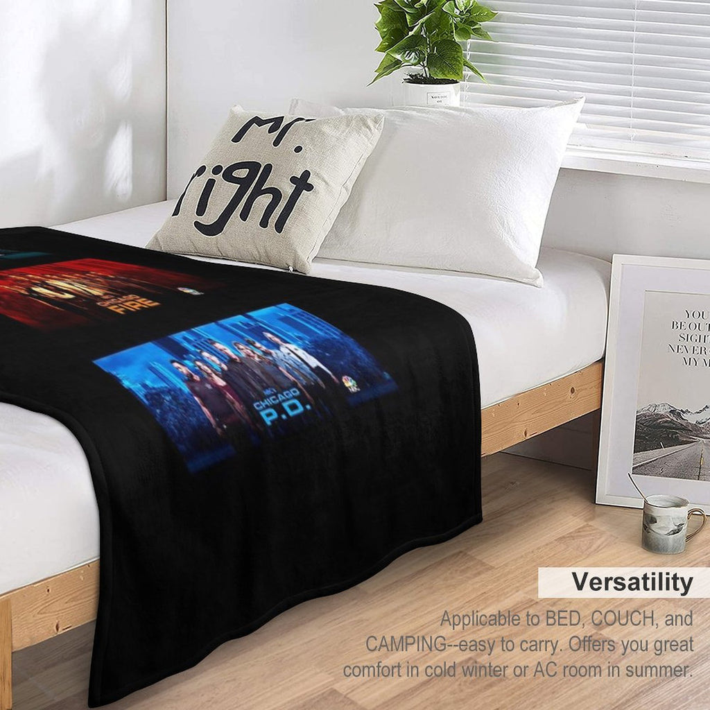 Chicago Pd Fire Med Multi-functional Throw Blanket