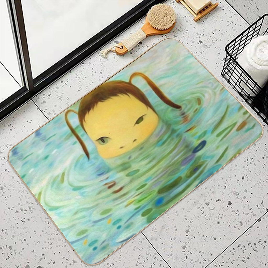 Yoshitomo Nara Pop Art  Dirt-Trapping Bath Mat