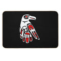 Haida Raven Funny Gift Idea  Pet-Safe Bath Mat