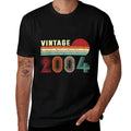 Vintage 2004 Funny 21 Years Old Men Women 21st Birthday Comfortable T-Shirt