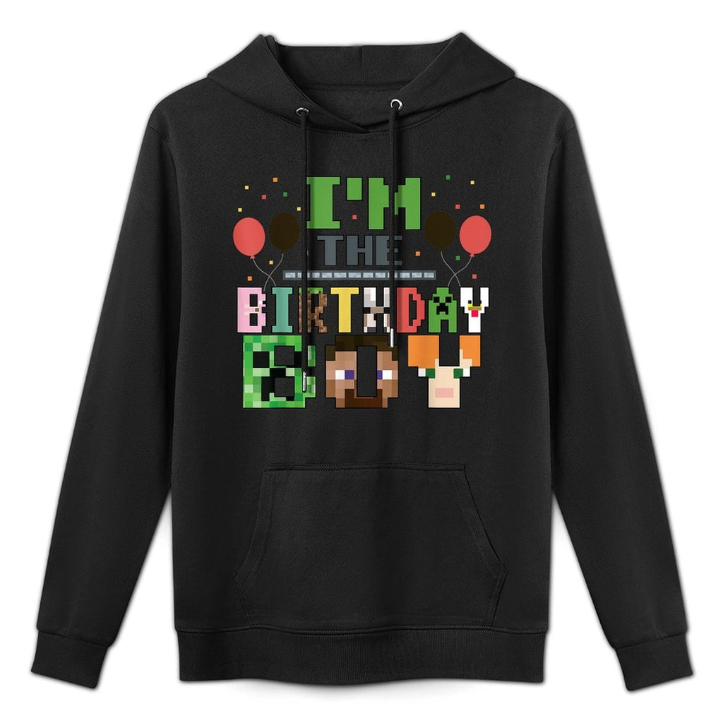 I'm The Birthday Boy Gamer Pixel Video Game Birthday Party Moisture-Wicking Hoodie