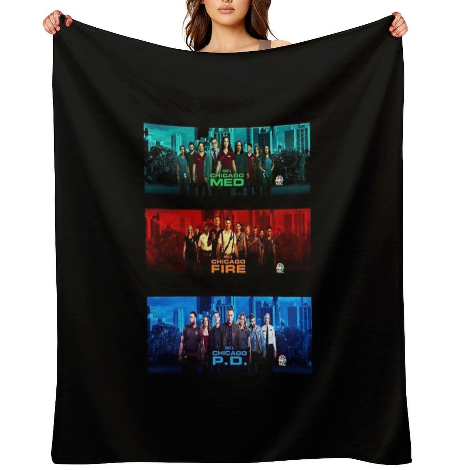 Chicago Pd Fire Med Multi-functional Throw Blanket