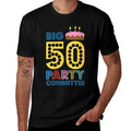 Womens Big 50 Party Committee Over The Hill 50th Birthday Party  Tagless Design T-Shirt