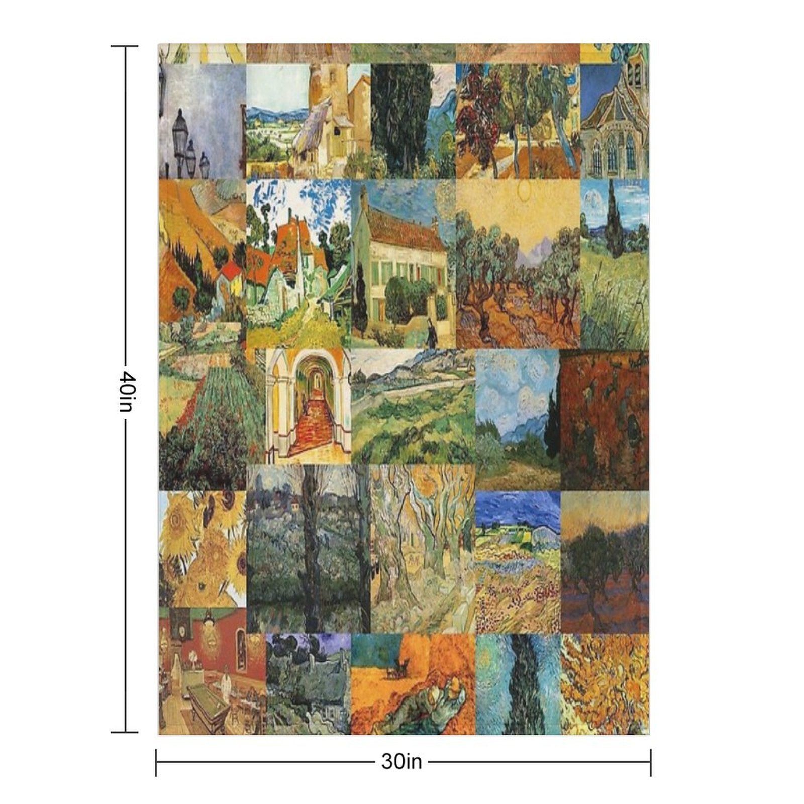 Vincent Van Gogh Comfort Throw Blanket
