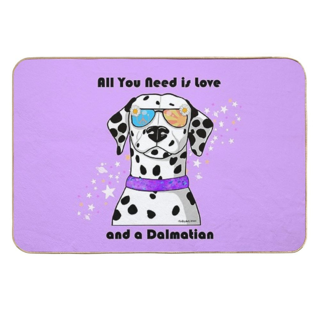 All You Need Is Love And A Dalmatian  Toxin-Free Bath Mat