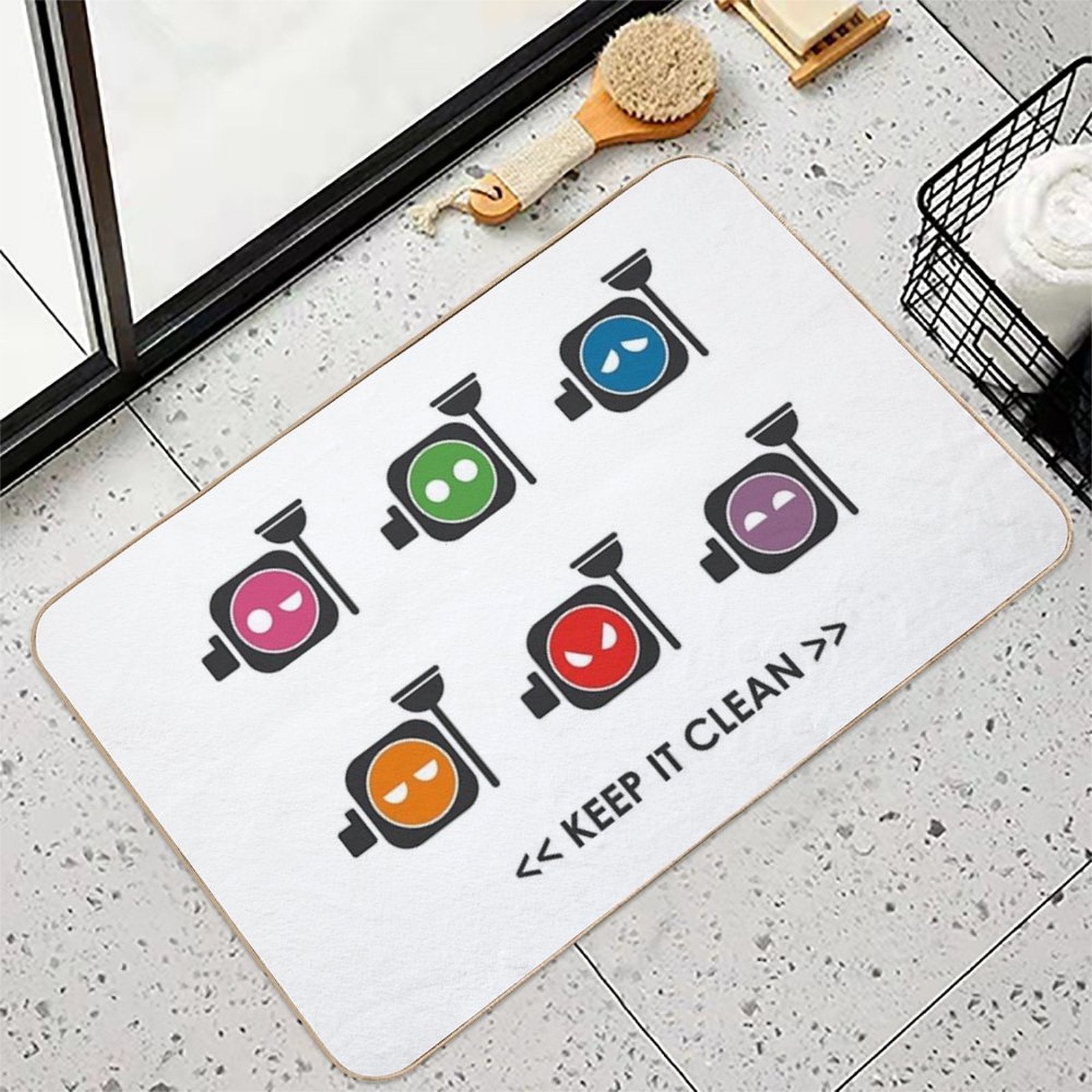Keep It Clean Emotions  Anti-Trip Bath Mat