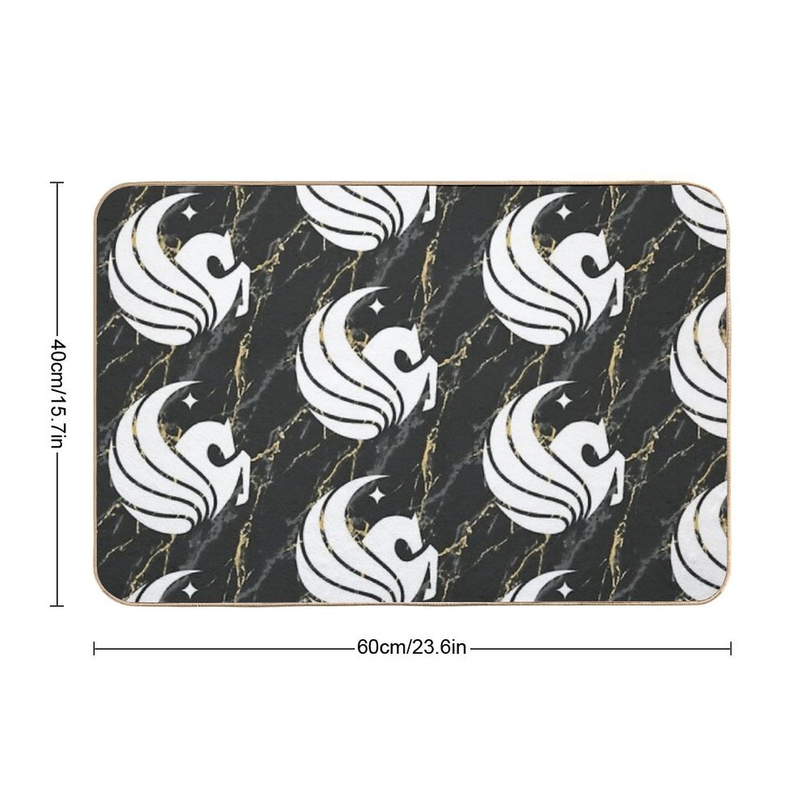 Ucf Knights Marble  Pet-Safe Bath Mat