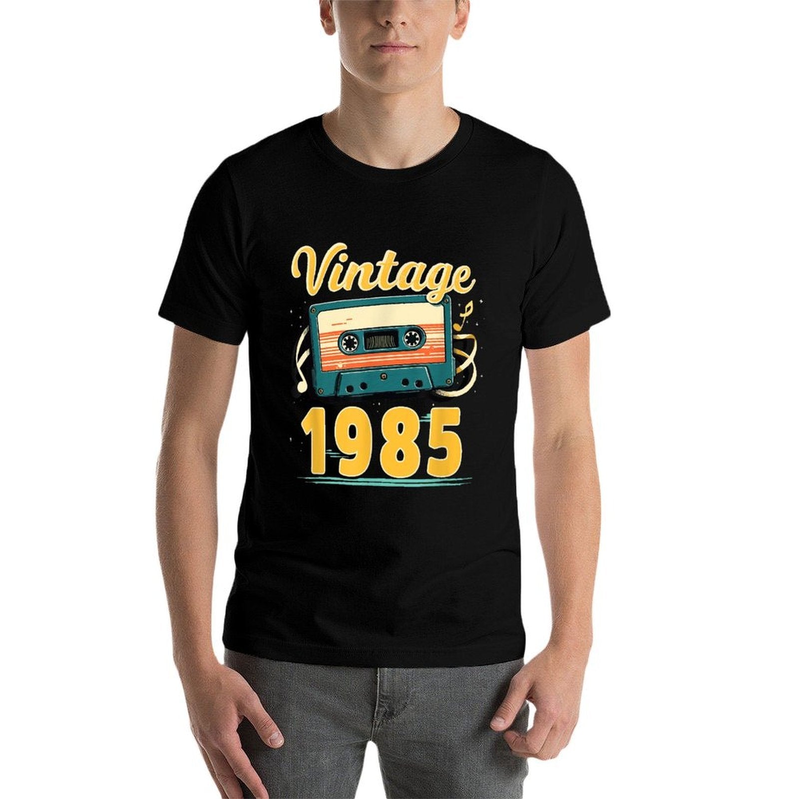 40th Birthday Gifts for Men Women Born in 1985 Retro Vintage  Lightweight T-Shirt