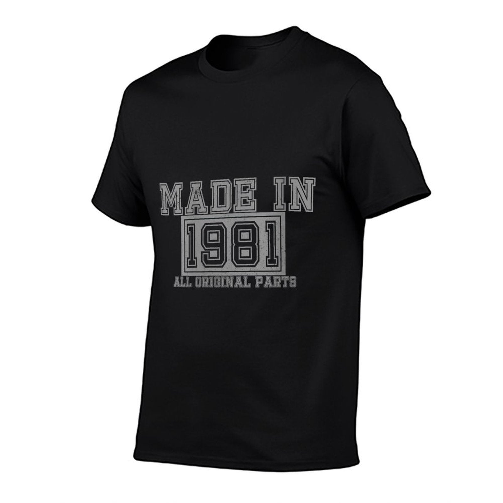 Womens 40th Birthday Gift Funny Vintage 1981 Original Parts  Slim-fit Cut T-Shirt