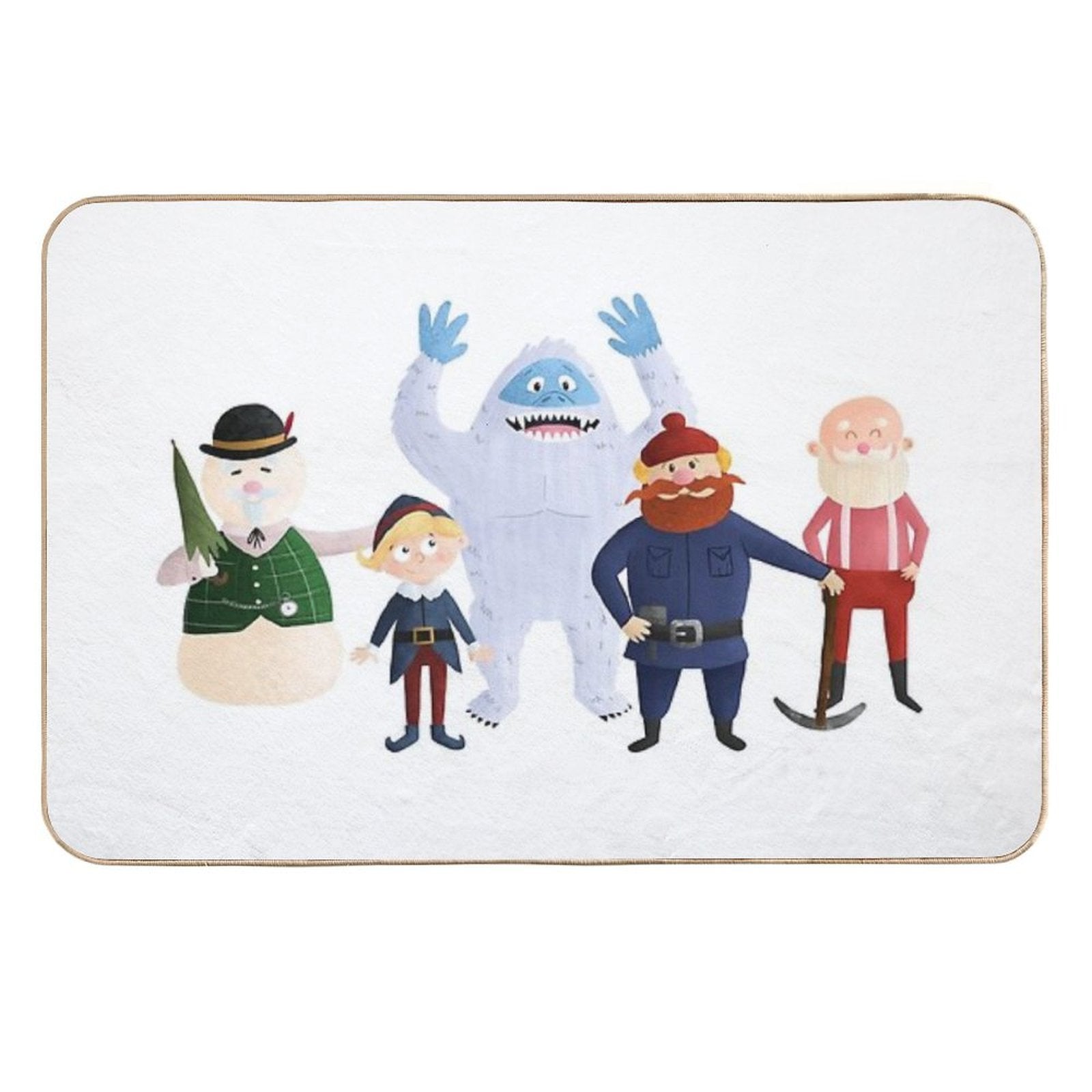 Classic Rudolph 2016  Fade-Resistant Bath Mat