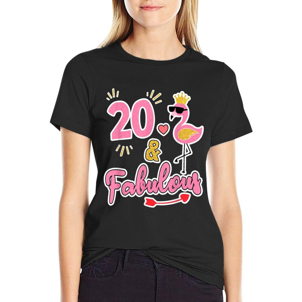 20 And Fabulous - 20 Years Old Gift - 20th Birthday  Affordable Price T-Shirt