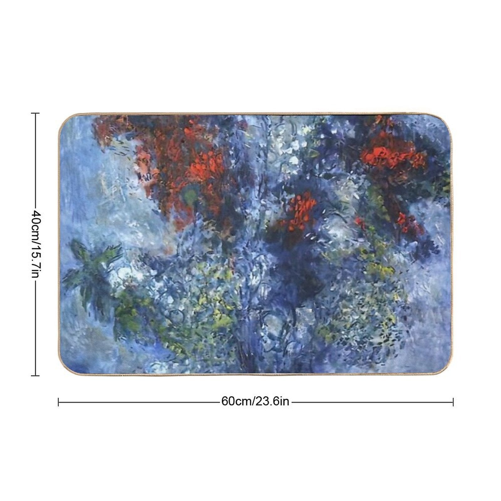 Marc Chagall Surrealism Art  Easy Maintenance Bath Mat