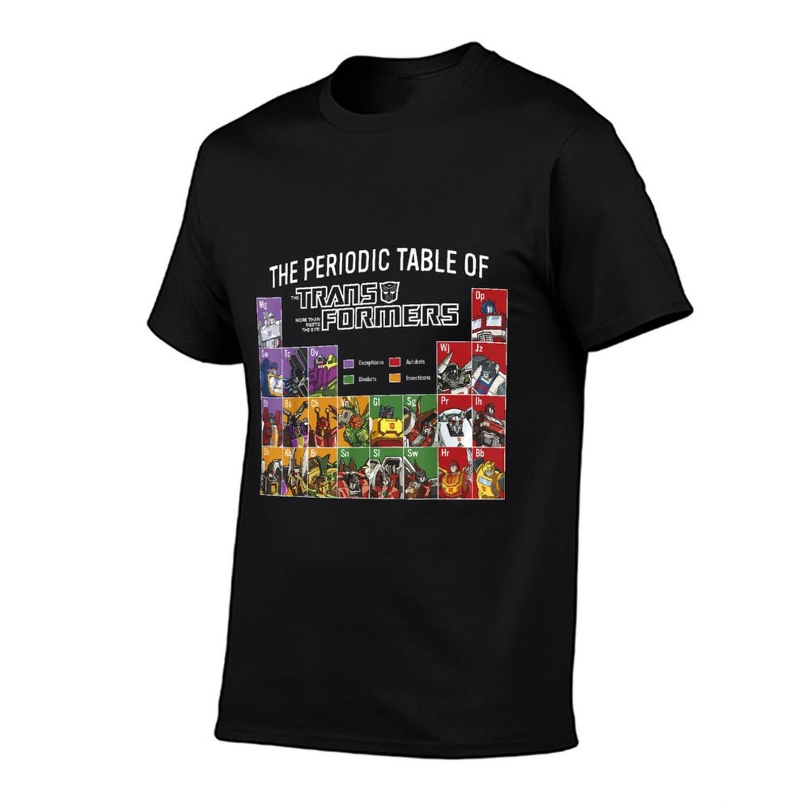 Transformers Retro Autobots Crew Neck - Classic Fit, Black  Vintage-inspired T-Shirt
