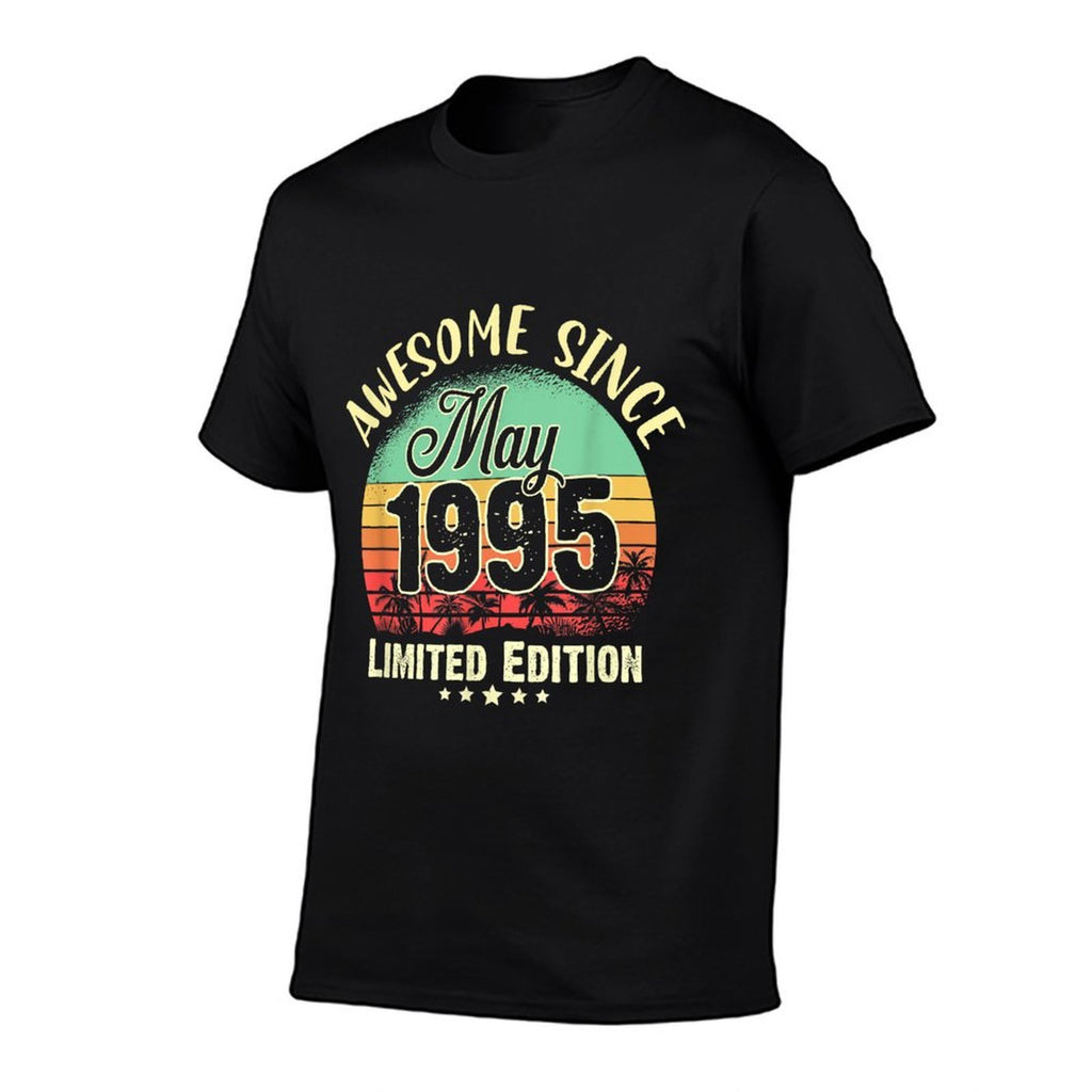 30 Years Old Awesome Since May 1995 30th Birthday Gifts  Trendy Pattern T-Shirt