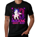 3 Year Old Unicorn Gifts For Girls 3rd Birthday Girl Party  Lightweight T-Shirt