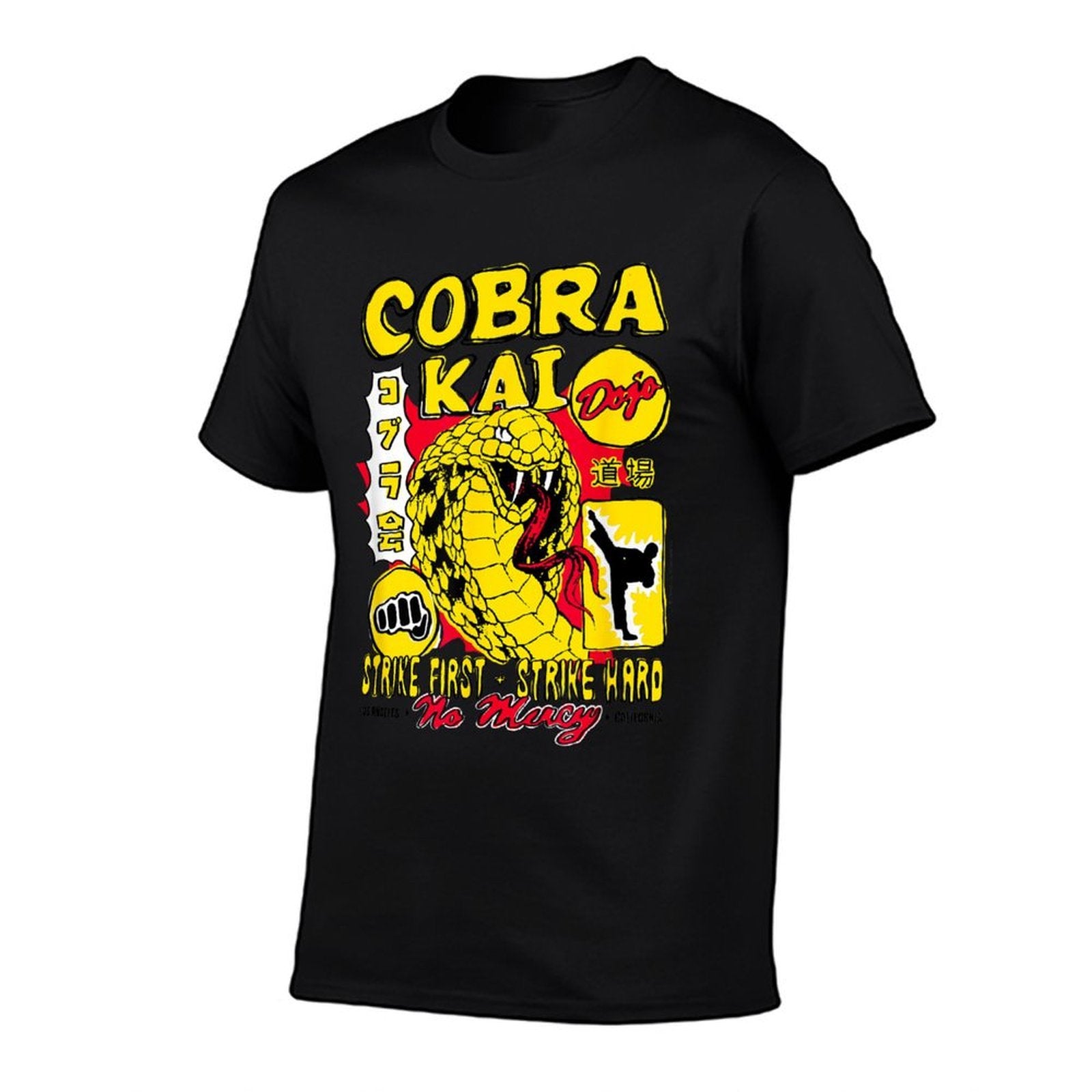 Cobra Kai Comic Illustration Collage TV Show  Graphic-printed T-Shirt