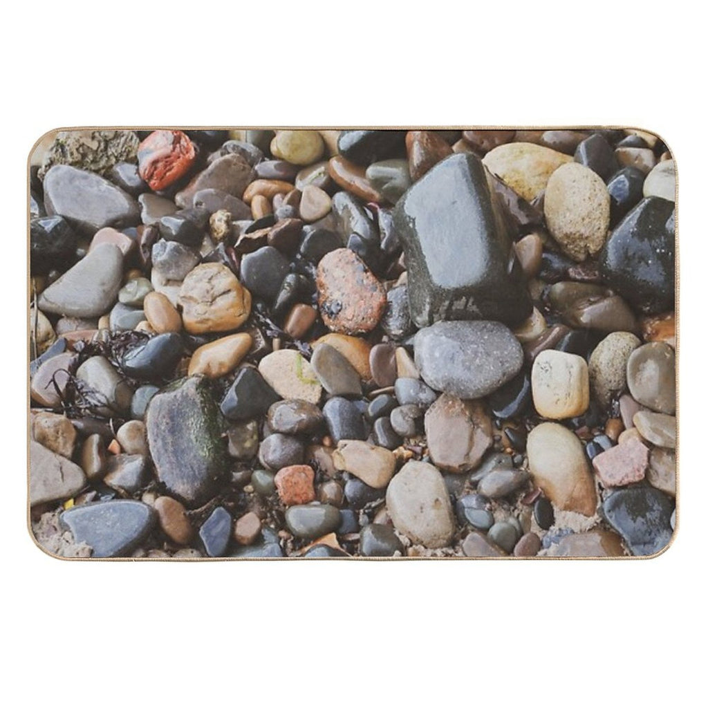 Beach Pebbles  Dirt-Trapping Bath Mat
