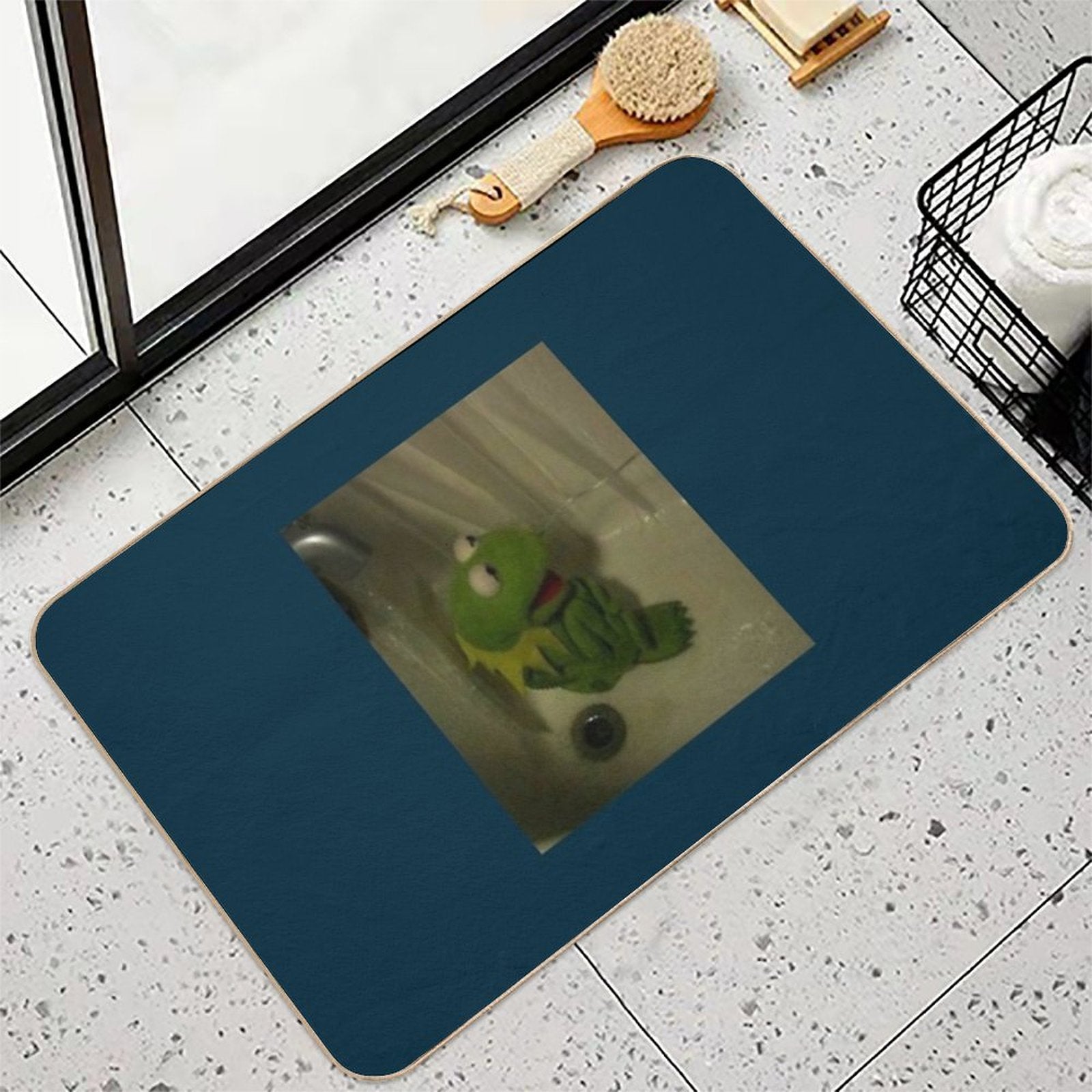 Trippy Skelly  Pet-Safe Bath Mat