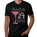 Queen Girl Princess Cheers To 21 Years Old Happy Birthday  Odor-resistant T-Shirt