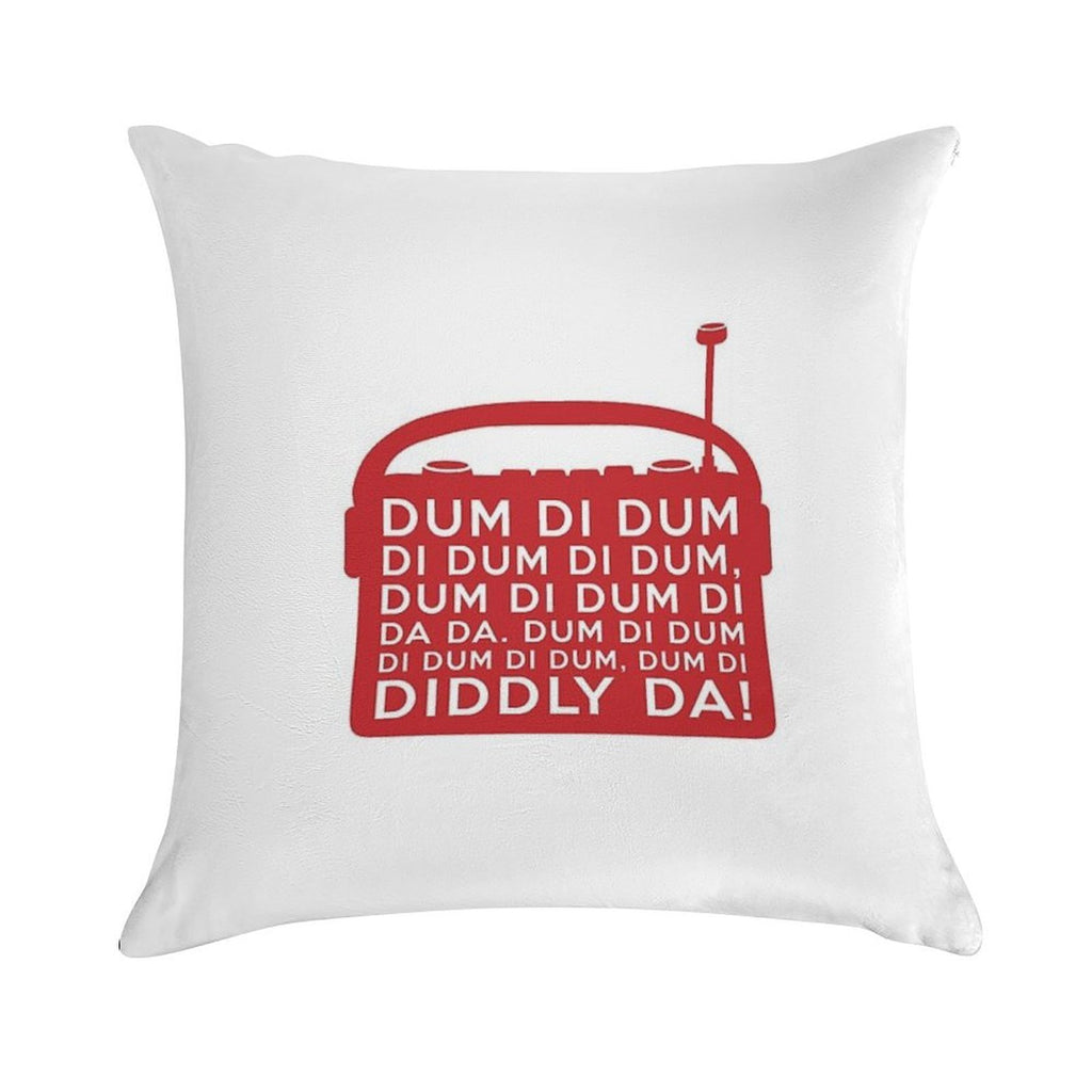 Archers Dum Di Dum Theme Tune Radio Soft Anti-Pilling Throw Pillow