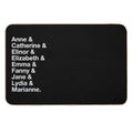 Women of Jane Austen  Repositionable Bath Mat