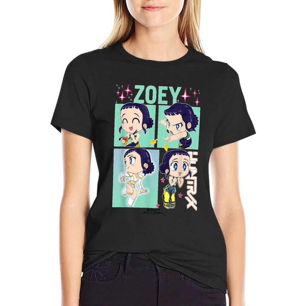 KPop Demon Hunters Zoey Officially Licensed  Relaxed-fit T-Shirt