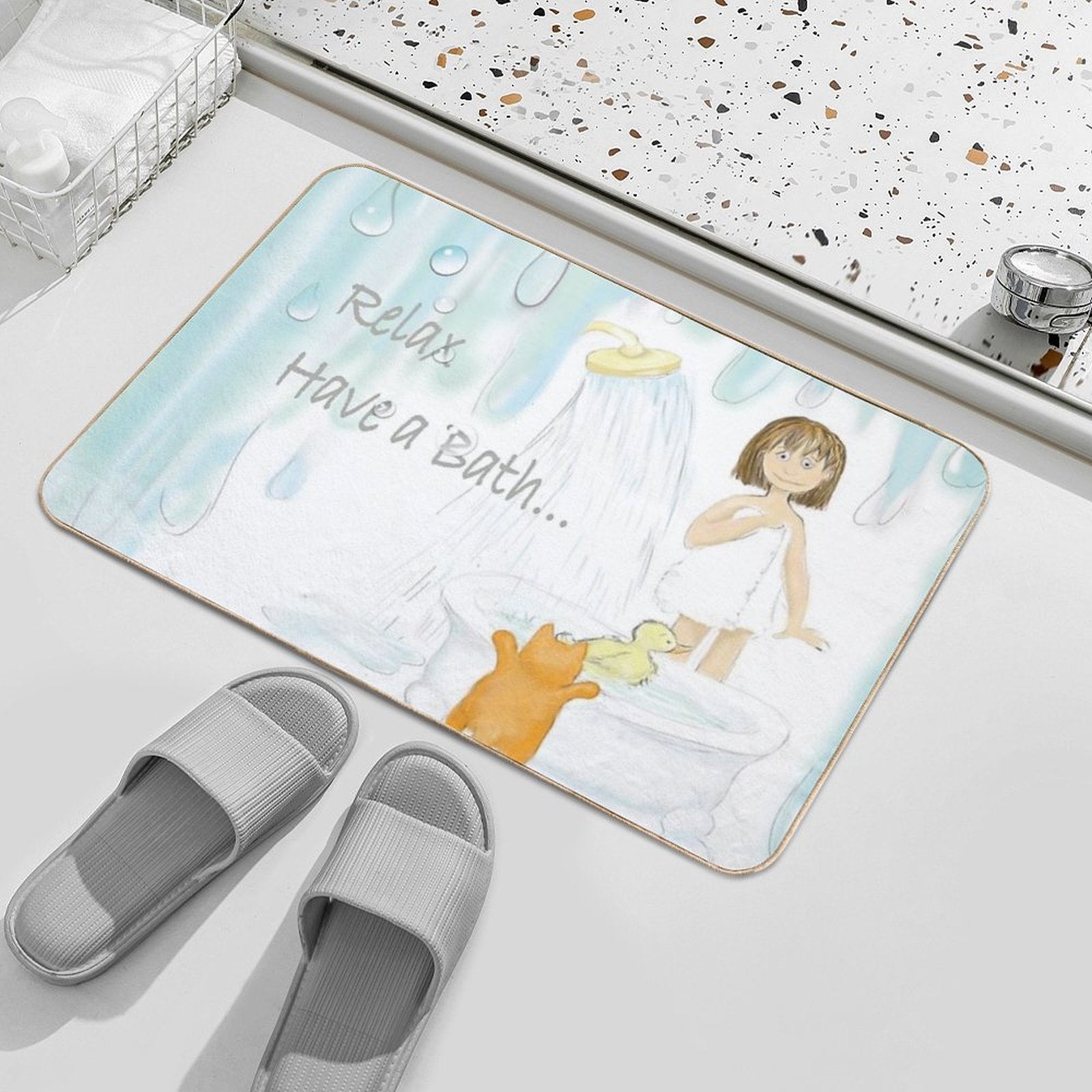 Bathtime  Rapid-Drying Bath Mat