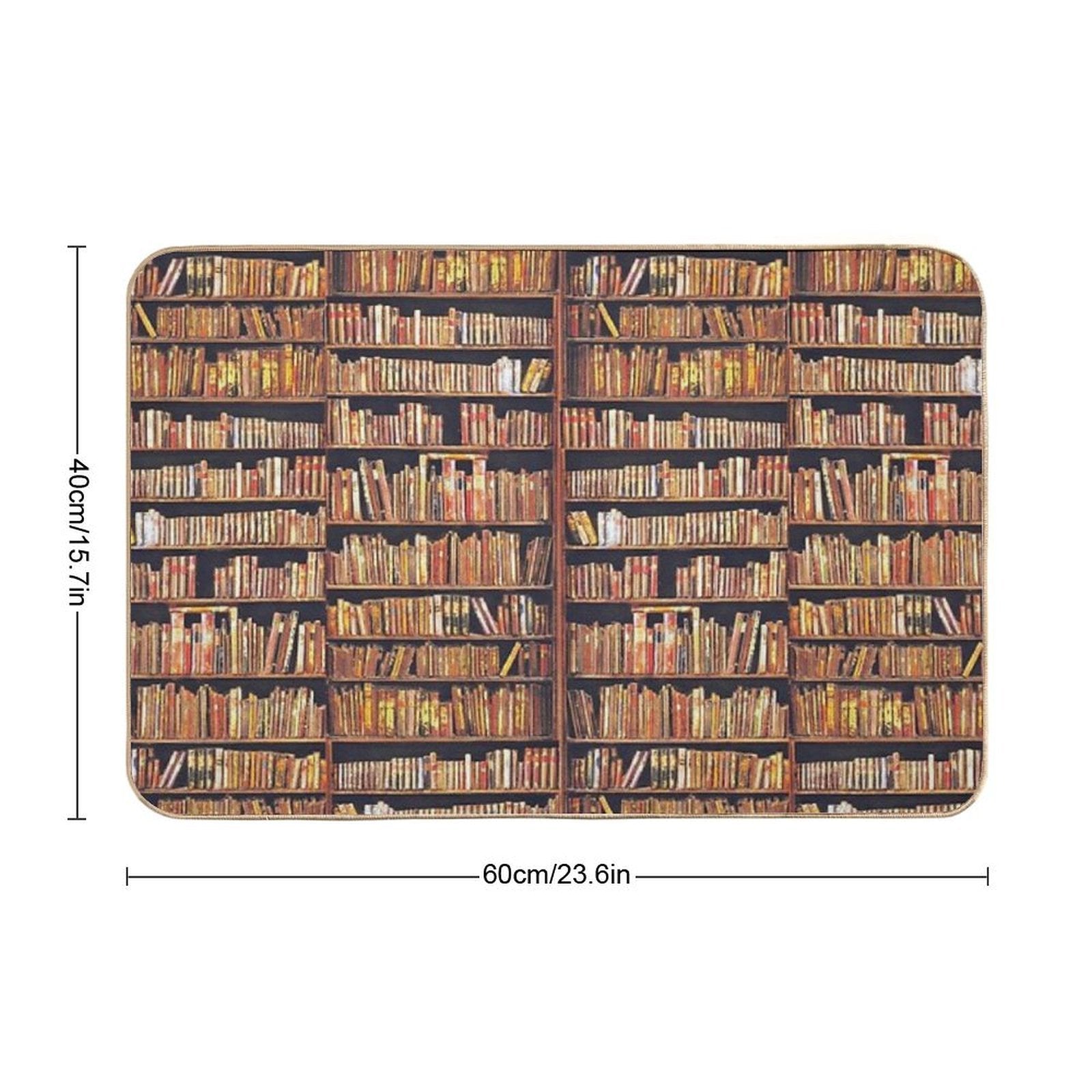 Bibliophile  Non-Slip Bath Mat