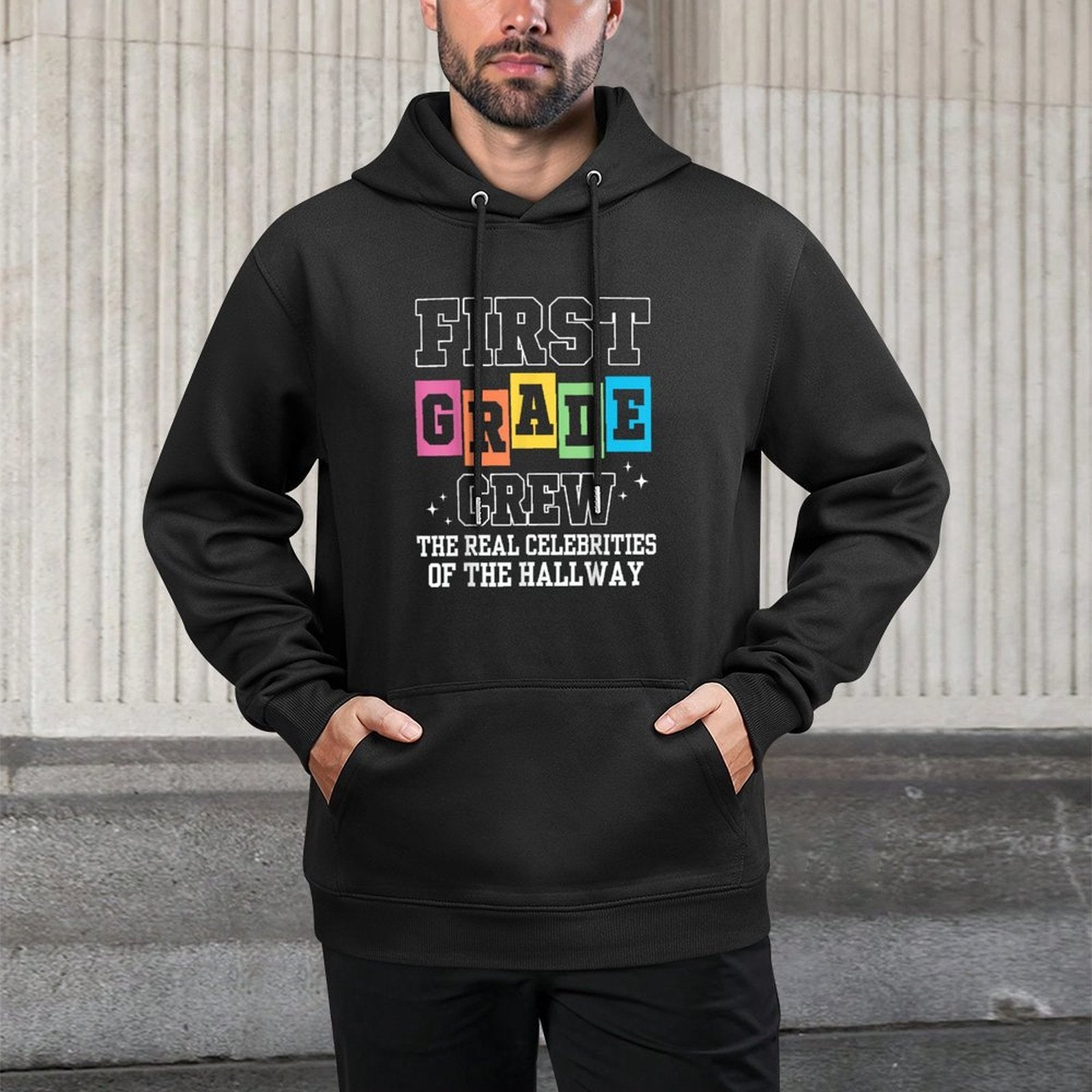 First Grade Teacher Gifts Kid 1st Grade Team Back To School Machine Washable Hoodie