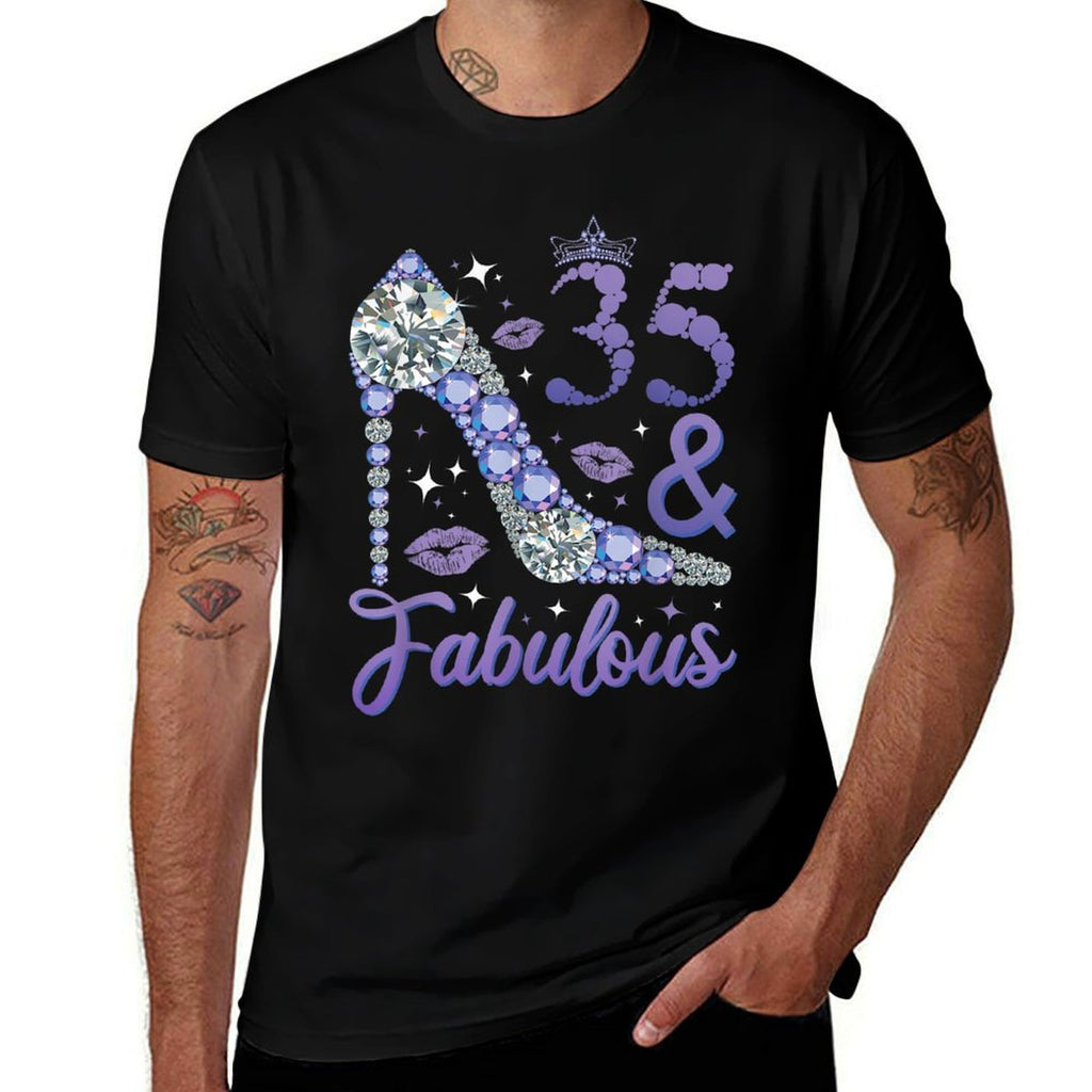 35 And Fabulous Stepping Into My 35th Birthday  Classic T-Shirt