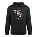 Cherry Blossom Festival Japanese Cherry Blossom Aesthetics with Kanji Relaxed Fit Hoodie