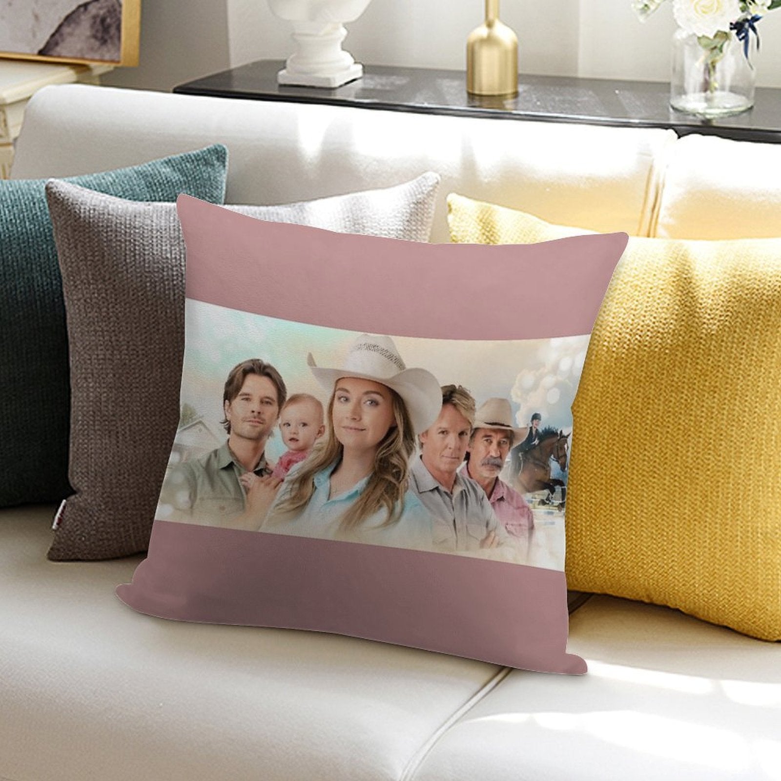 Heartland - Family Soft Gift Ready Throw Pillow