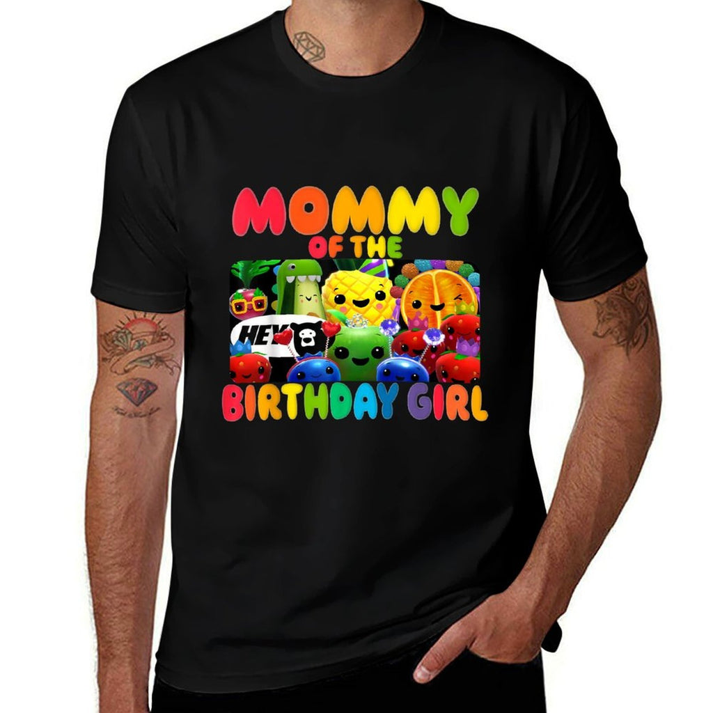 Mommy Of The Birthday Girl Fruit Birthday Family Matching  Summer-ready Fabric T-Shirt
