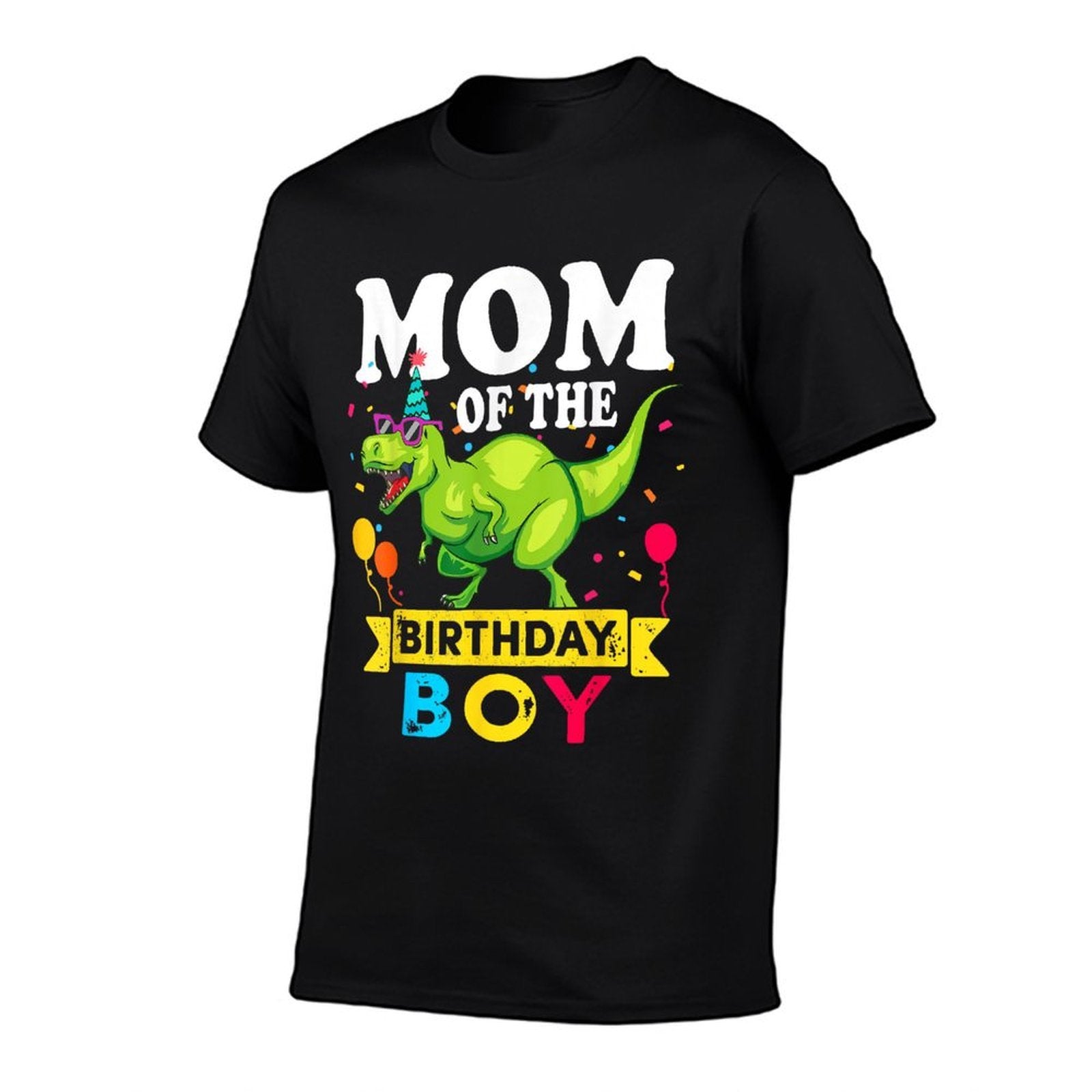 Mom of The Birthday Boy T-Rex RAWR Dinosaur Birthday Boy  Slim-fit Cut T-Shirt