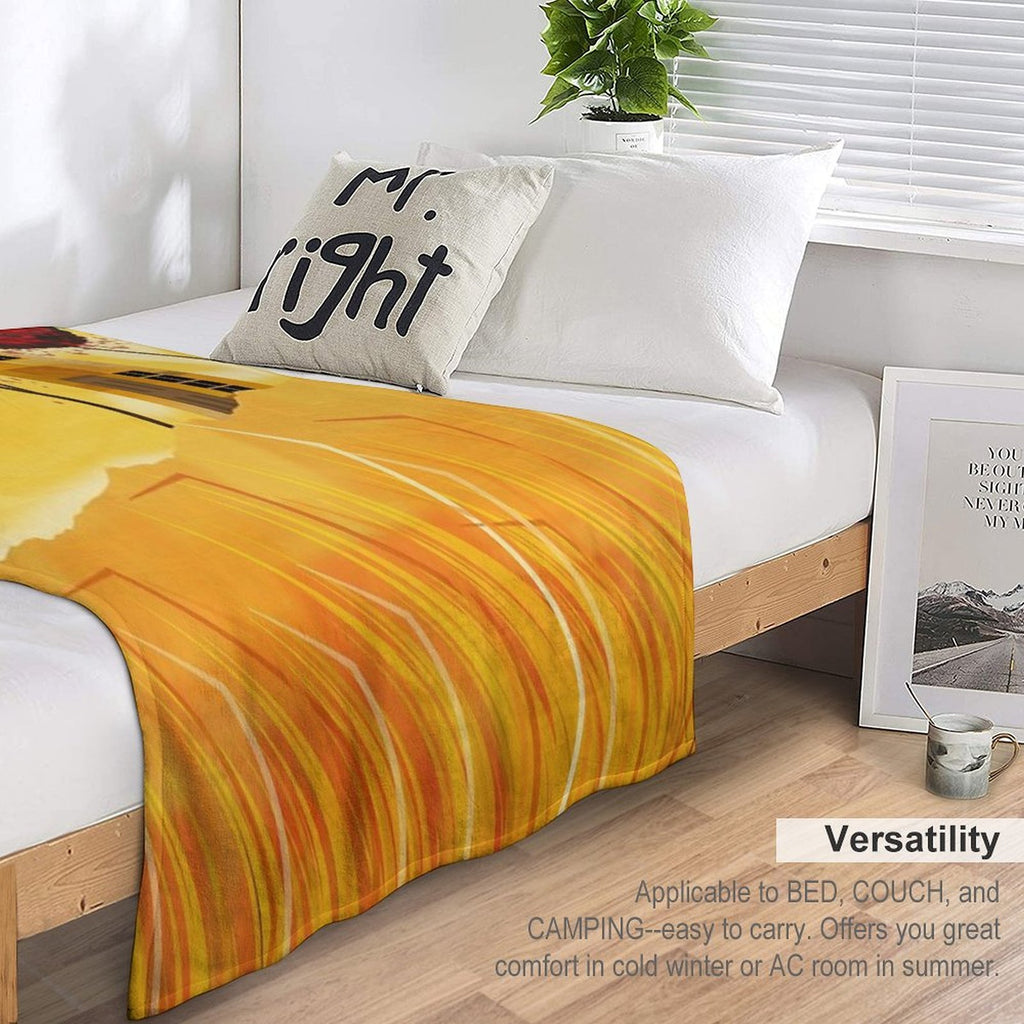 Morning Sunshine Sustainable Throw Blanket